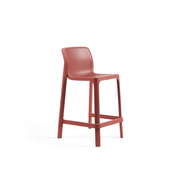 Hoker krzesło barowe NET STOOL MINI TORTORA ciemny beż, Nardi